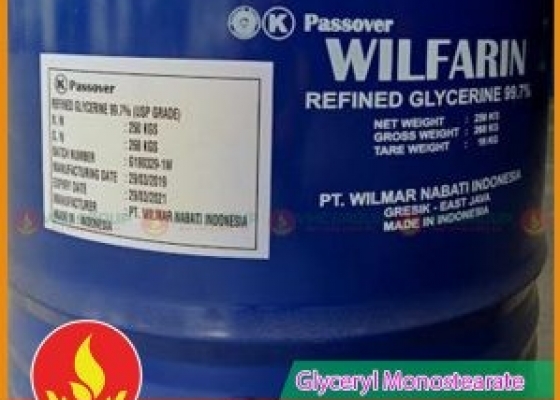 GLYCERYL MONOSTEARATE || CHẤT NHŨ HÓA || PHỤ GIA THỰC PHẨM