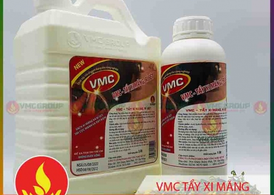 VMC TẨY XI MĂNG RỈ SÉT || Hóa Chất Tẩy Rửa
