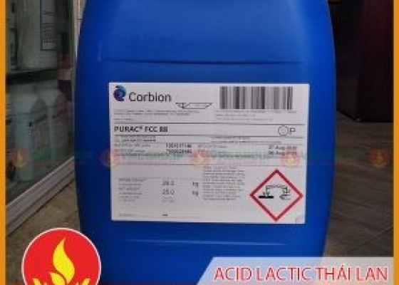 ACID LACTIC || PHỤ GIA THỰC PHẨM || THÁI LAN