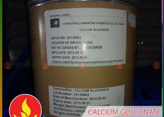 CALCIUM GLUCONATE || CANXI GLUCONAT || C12H22CAO14 || HÓA CHẤT CÔNG NGHIỆP