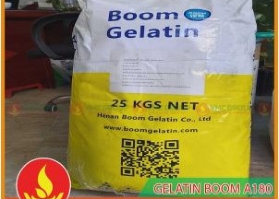 GELATIN BOOM A180 || PHỤ GIA THỰC PHẨM