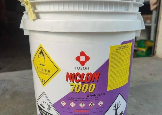 CLO NHẬT - Calcium Hypochloride Ca(OCl)2 - CHLORINE NICLON 7000 - Khử Trùng Nước