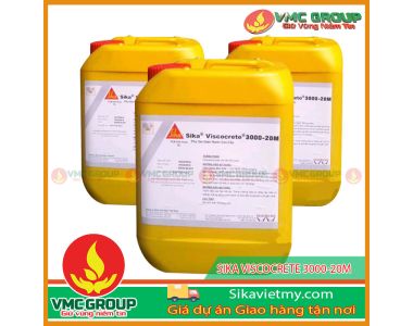 SIKA VISCOCRETE 3000-20M || PHỤ GIA GIẢM NƯỚC BÊ TÔNG